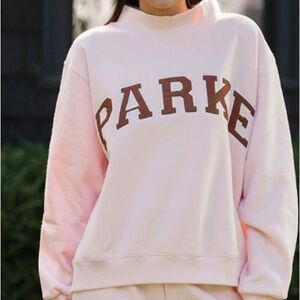 Parker Women's Pink and Brown Sweatshirt